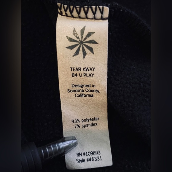 Athleta Cassidy Long Sleeve Scuba Zip Front Ponte Knit Dress Black Women's Large - Picture 5 of 10